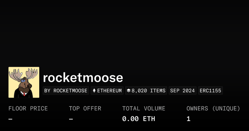 Moose Planet Collection Opensea - Mountain Illustrations - Incredible High Resolution Collection