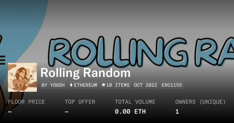 Rolling Collection Opensea - Light Designs - Beautiful Retina Collection