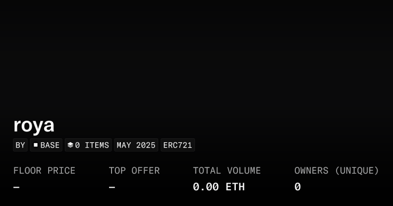 Roya 2 Collection Opensea - Best Gradient Arts in HD