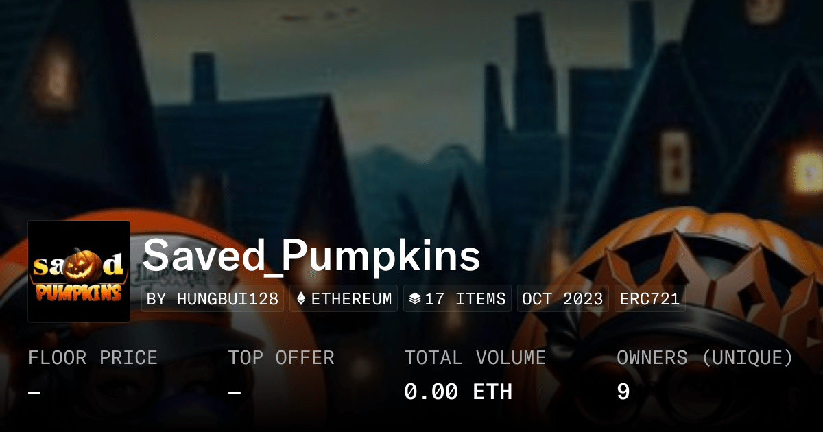Saved Pumpkins Collection Opensea