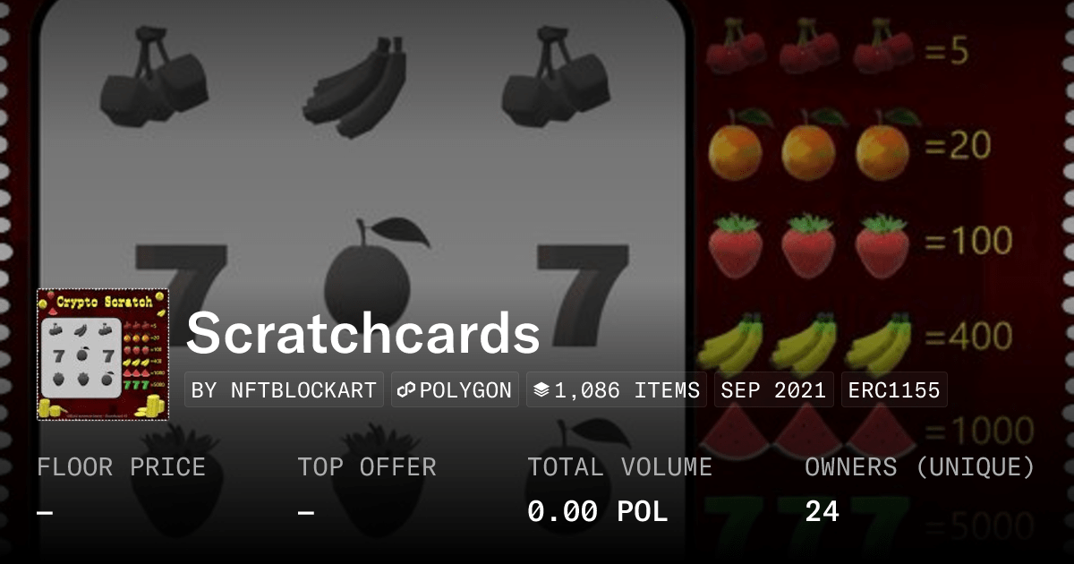 Scratchcards Collection Opensea
