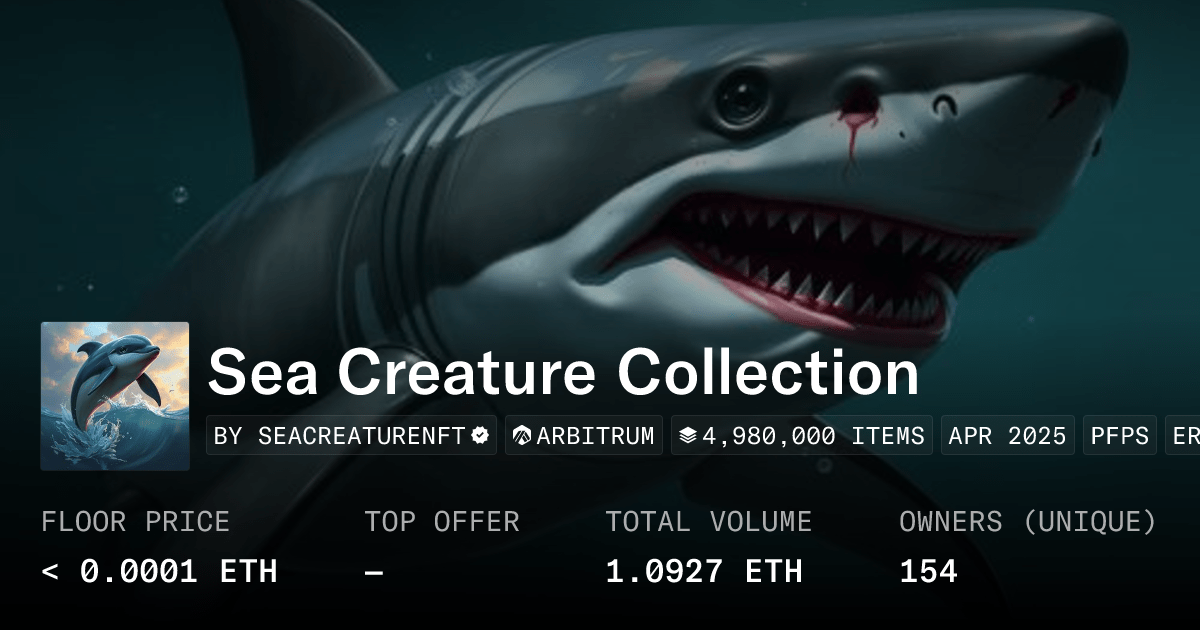 Sea Creature Collection