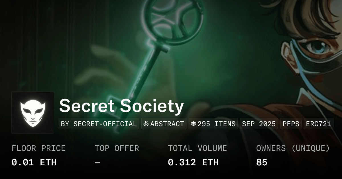 Secret Society Collection Opensea