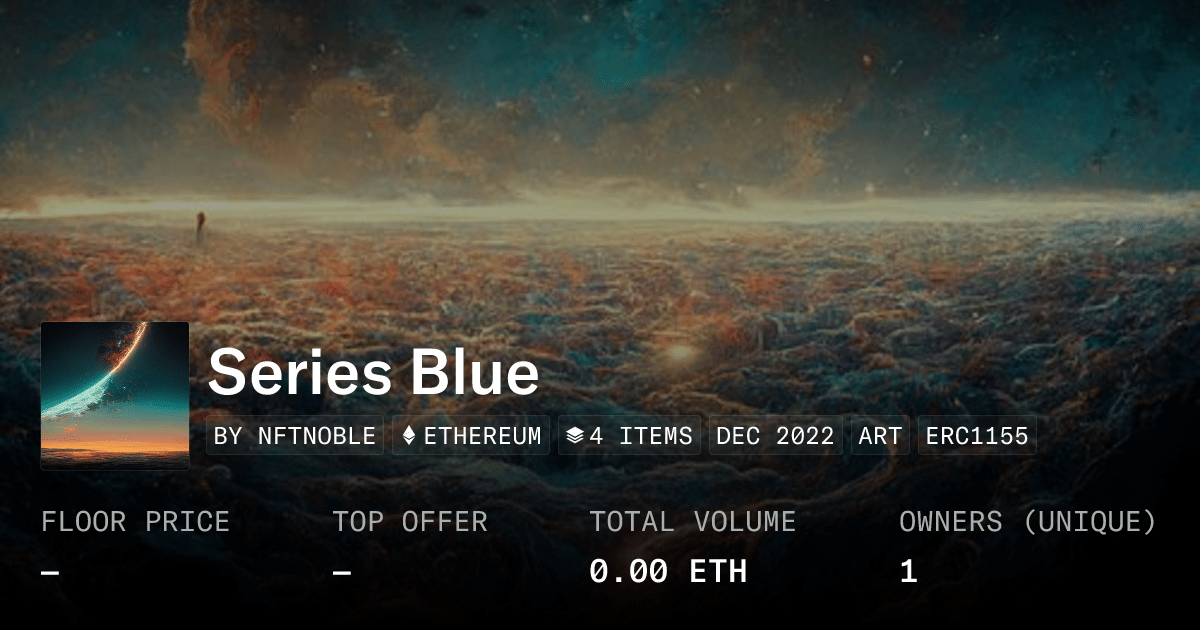 Series Blue Collection Opensea