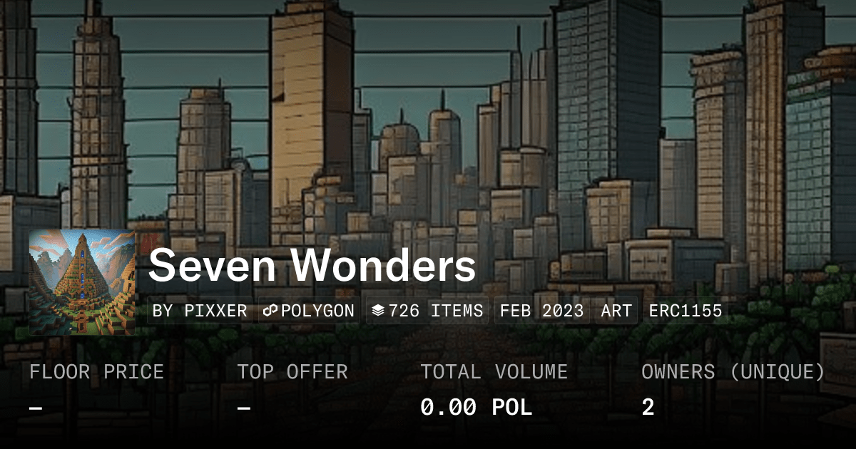 Seven Wonders Collection Opensea