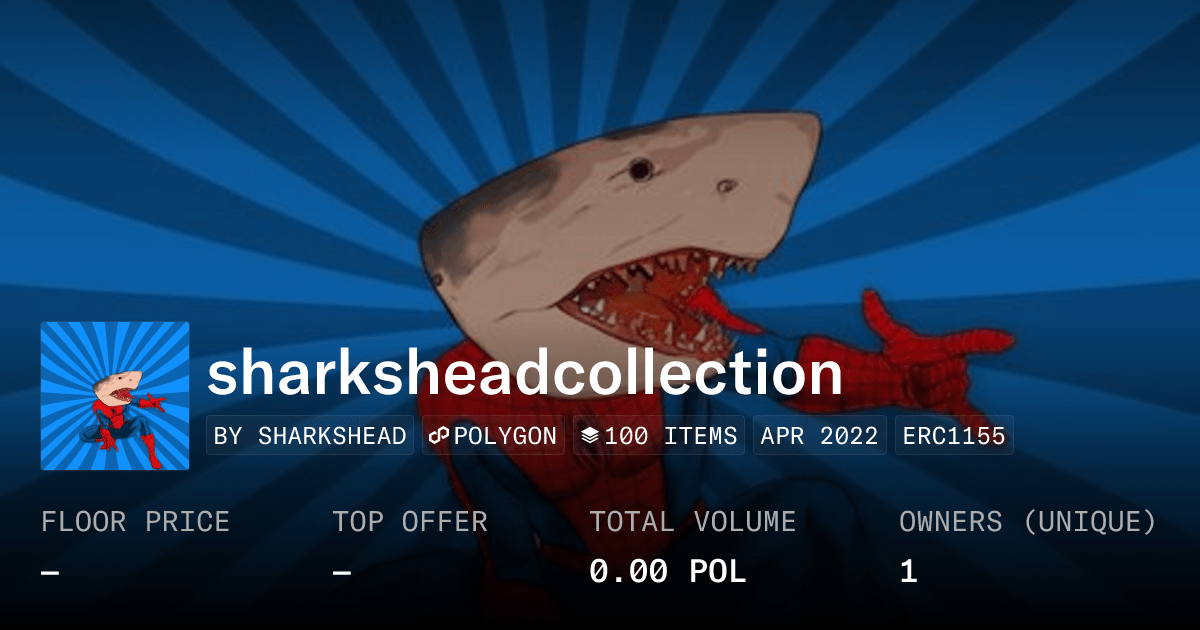 Sharksheadcollection Collection Opensea