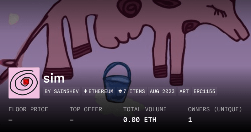 Sim Art Collection Opensea - Mobile Nature Textures for Desktop