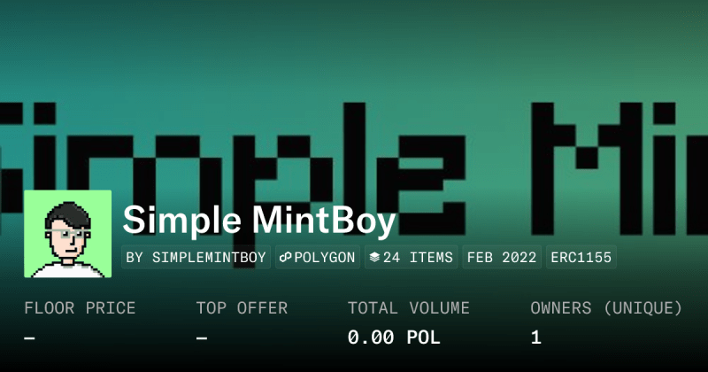 Simple Boy Collection Opensea - Best Landscape Wallpapers in Desktop