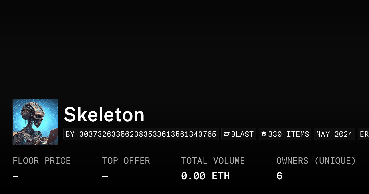 Skeleton Collection Opensea