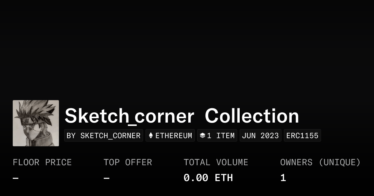Sketch Corner Collection Collection Opensea