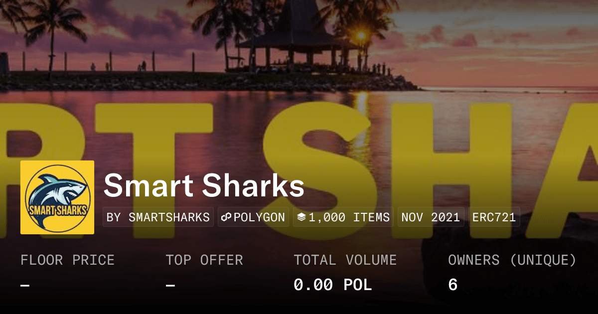 Smart Sharks Collection Opensea