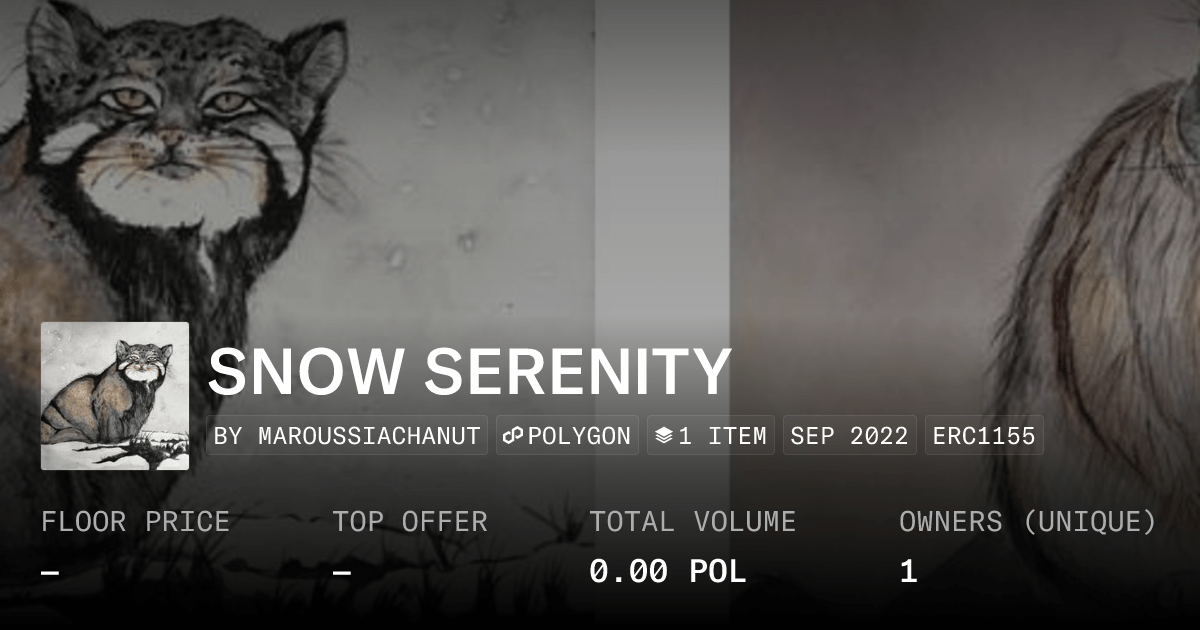 Snow Serenity Collection Opensea