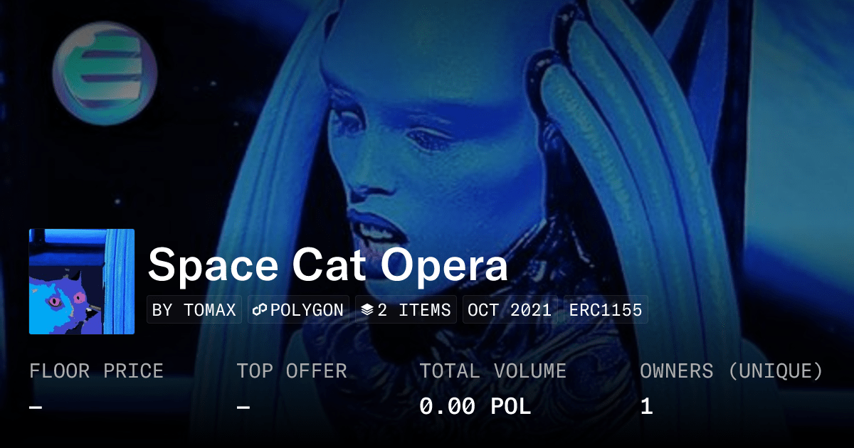 Space Cat Opera Collection Opensea
