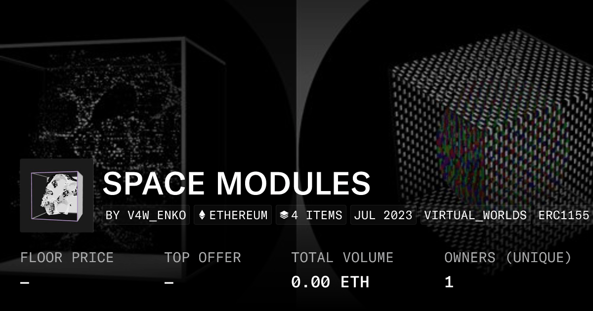 Space Modules Collection Opensea