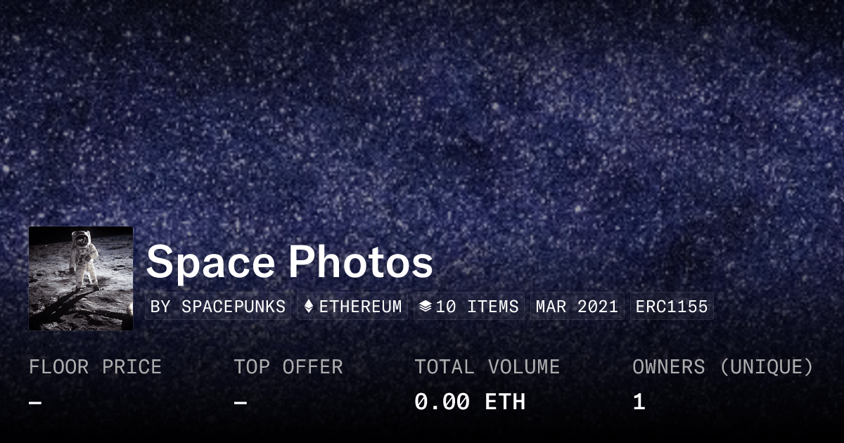 Space Photos Collection Opensea