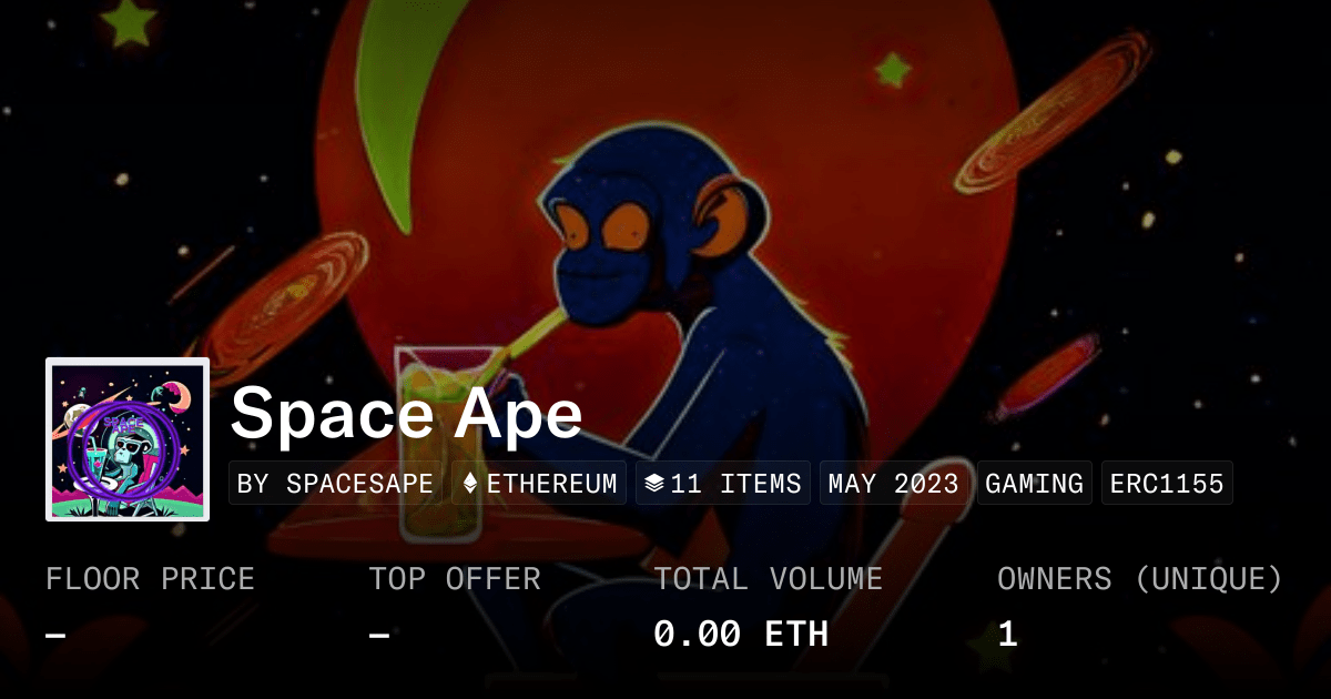 Space Ape Collection Opensea