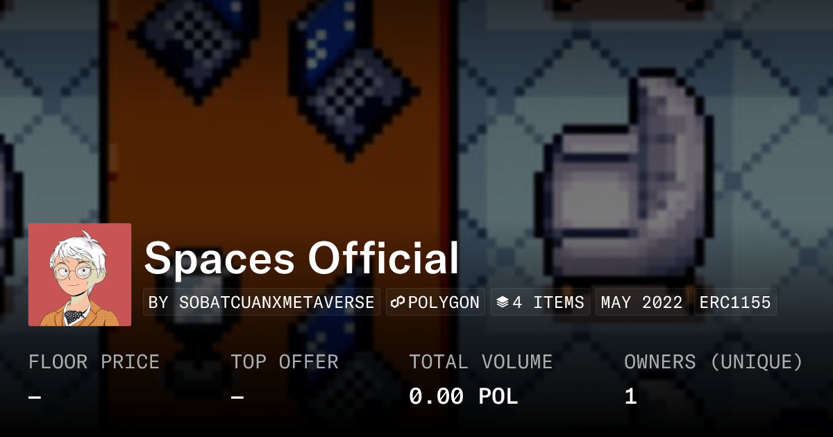 Spaces Official Collection Opensea
