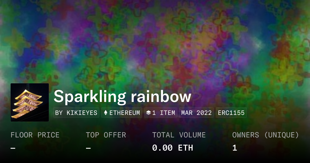 Sparkling Rainbow Collection Opensea