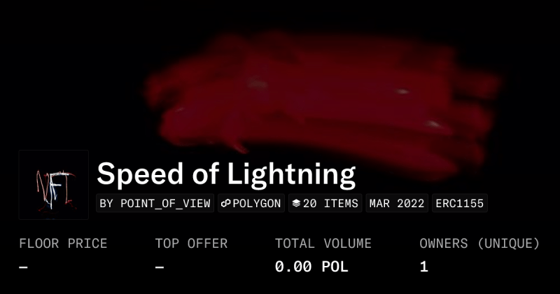 Lightning Speed Collection Opensea - Ocean Photo Collection - HD Quality