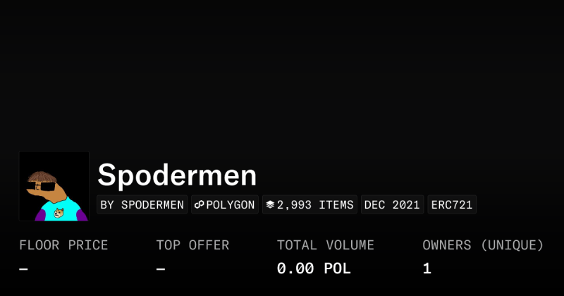 Spodermen And Friends Collection Opensea - Best Dark Patterns in Ultra HD