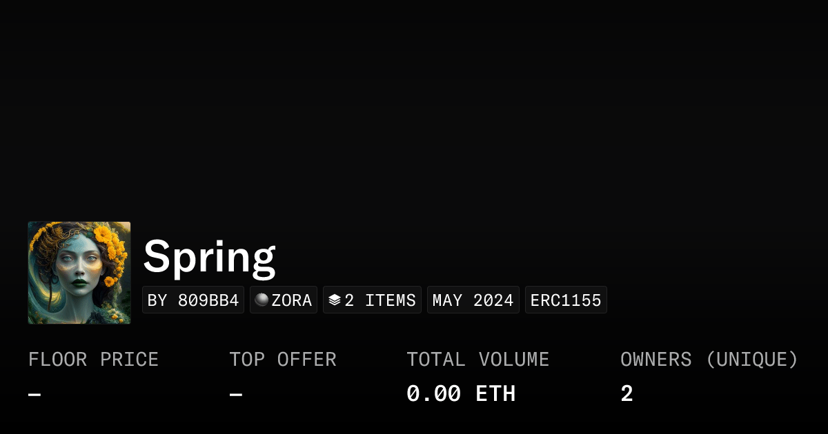 Spring Collection Opensea