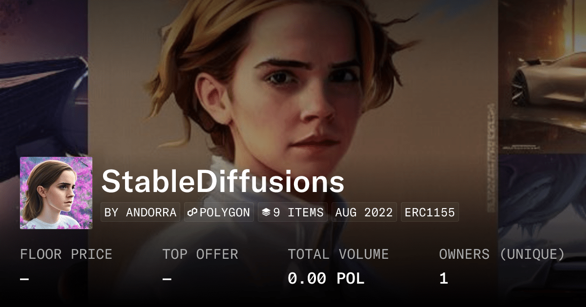 Stablediffusions Collection Opensea