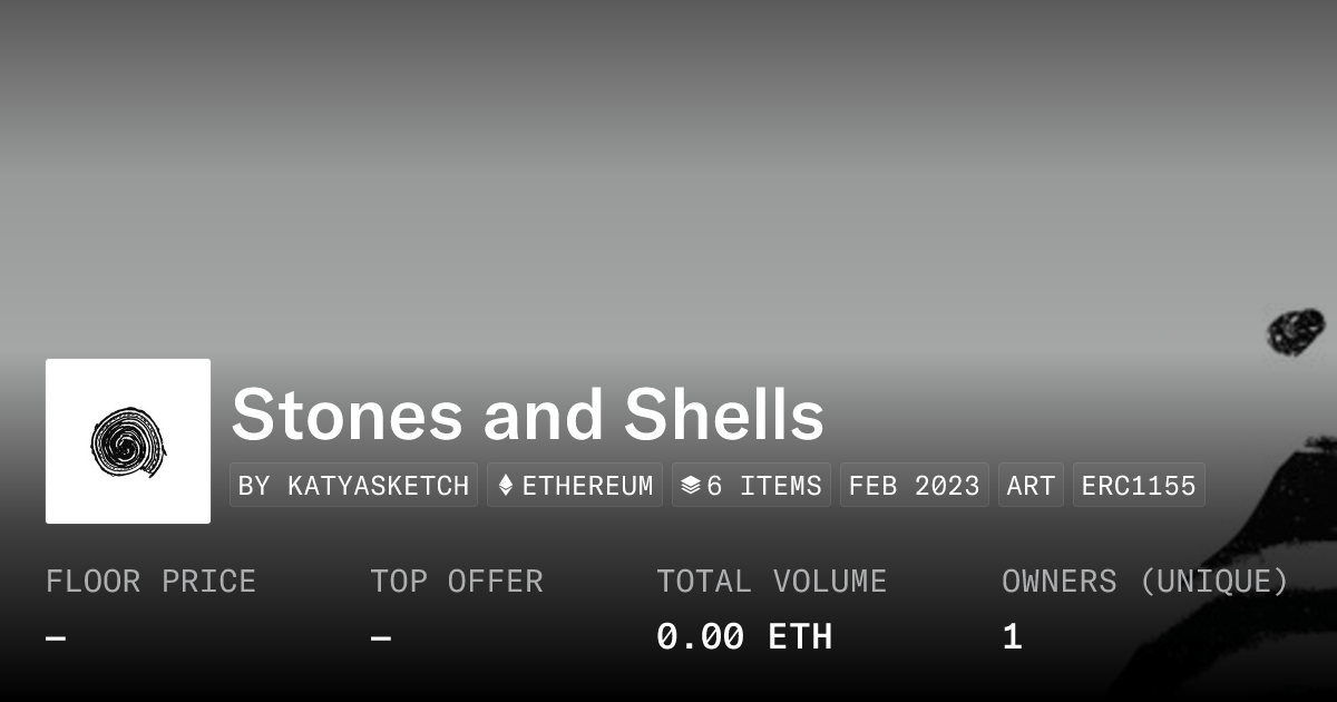 Stones And Shells Collection Opensea
