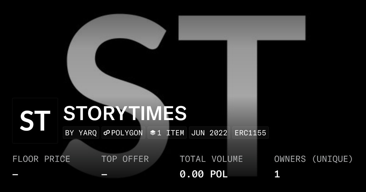 Storytimes Collection Opensea