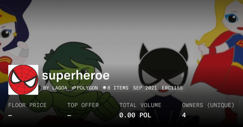 Superhero Box Collection Opensea - Geometric Designs - Premium Ultra HD Collection