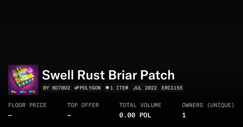 Briar Collection Opensea - Space Design Collection - 8K Quality