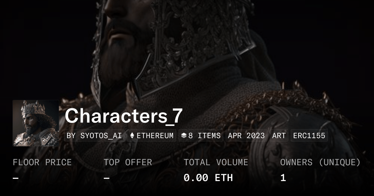Characters 7 Collection Opensea