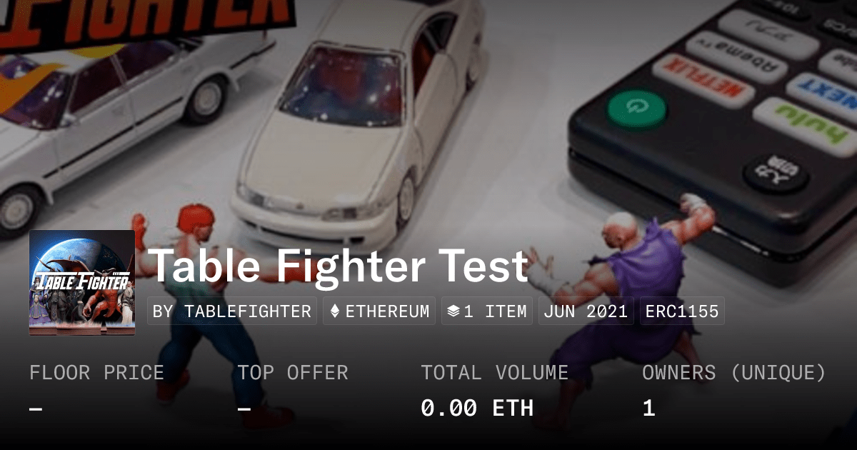 Table Fighter Test Collection Opensea