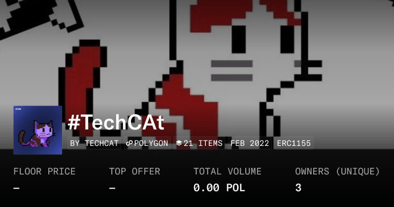 Techcat Collection Collection Opensea - Gorgeous Minimal Image - High Resolution