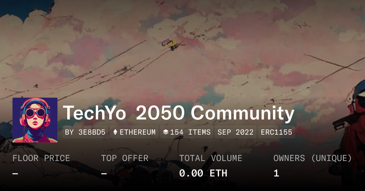 Techyo 2050 Community Collection Opensea