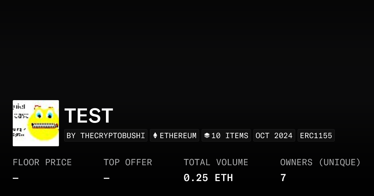 Test Collection Opensea