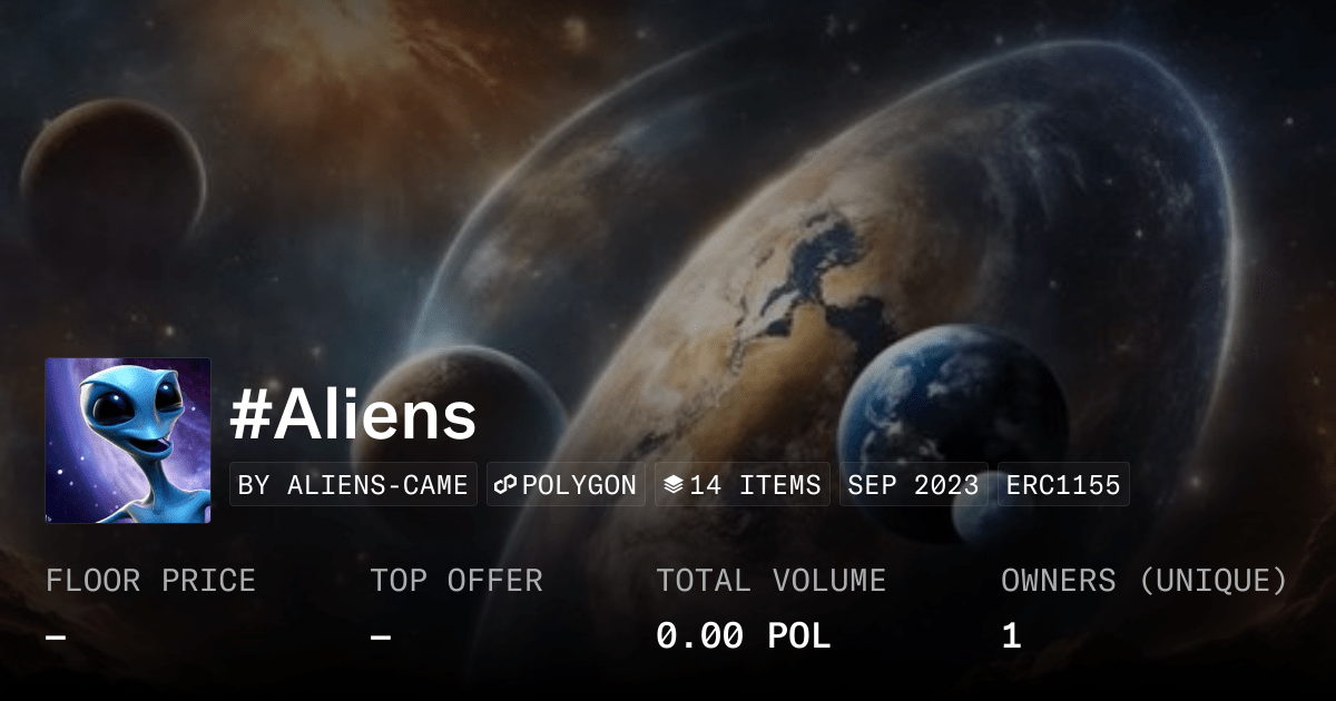 Aliens Collection Opensea