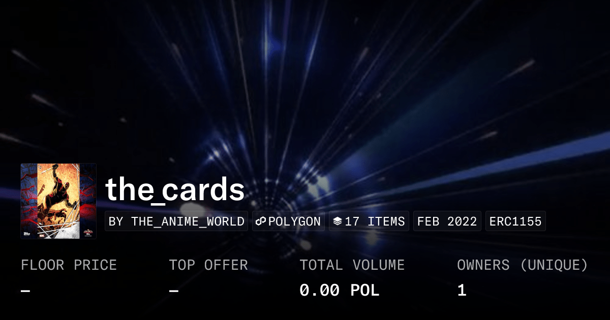 The Cards Collection Opensea