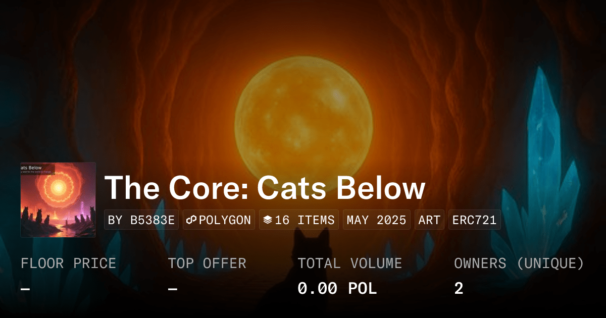 The Core Cats Below Collection Opensea