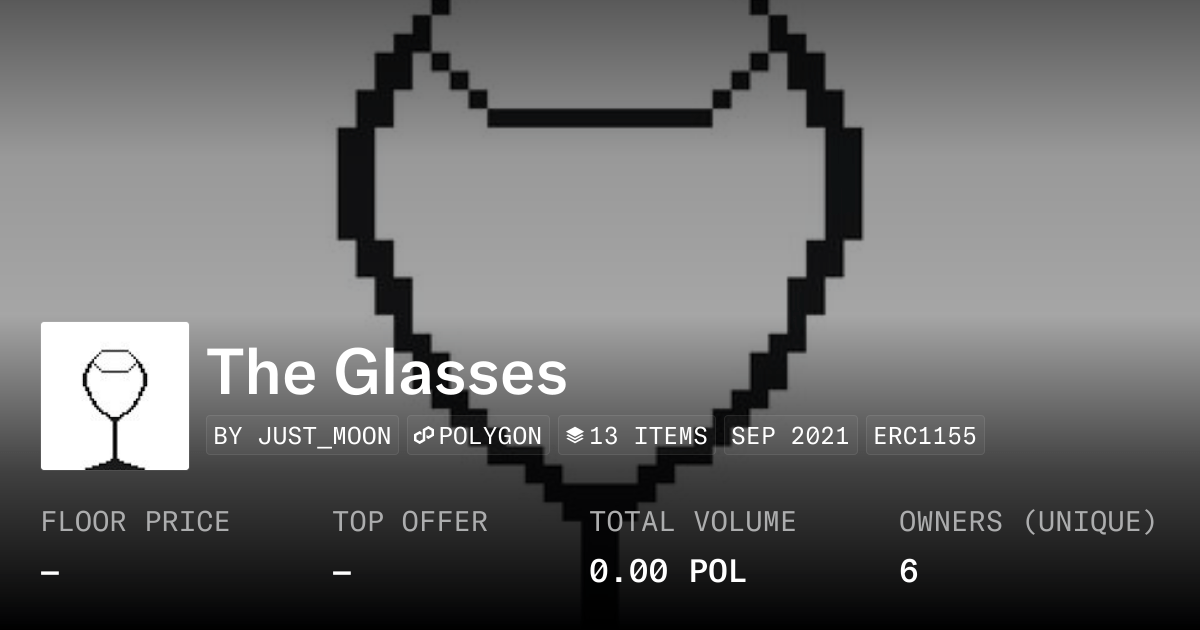 The Glasses Collection Opensea