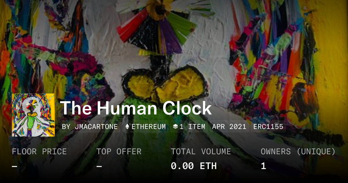 The Human Clock Collection Opensea