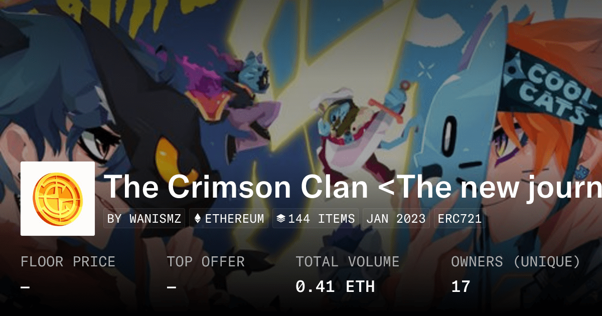 The Crimson Clan Collection Opensea