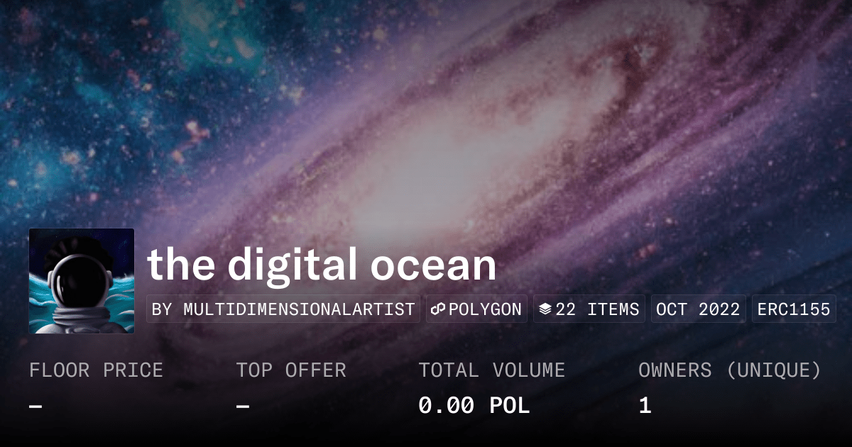 The Digital Ocean Collection Opensea