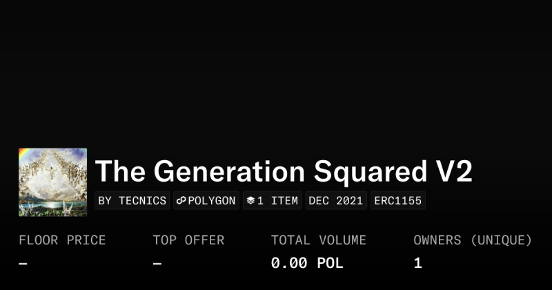 Generation V2 Collection Opensea - Nature Designs - High Quality Mobile Collection