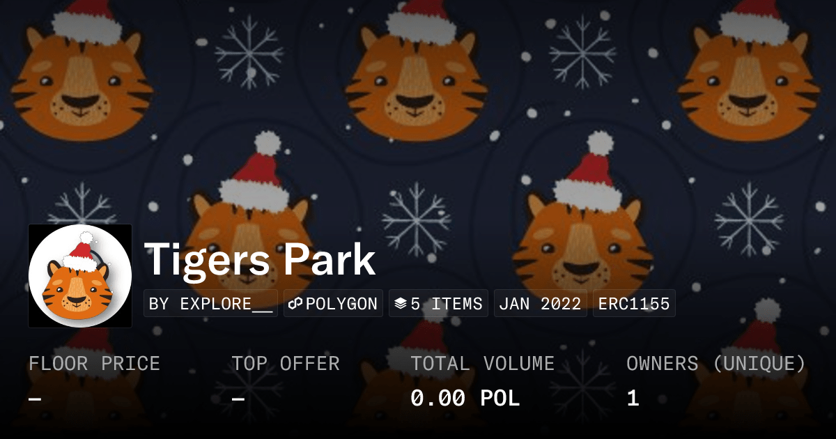 Tigers Park Collection Opensea