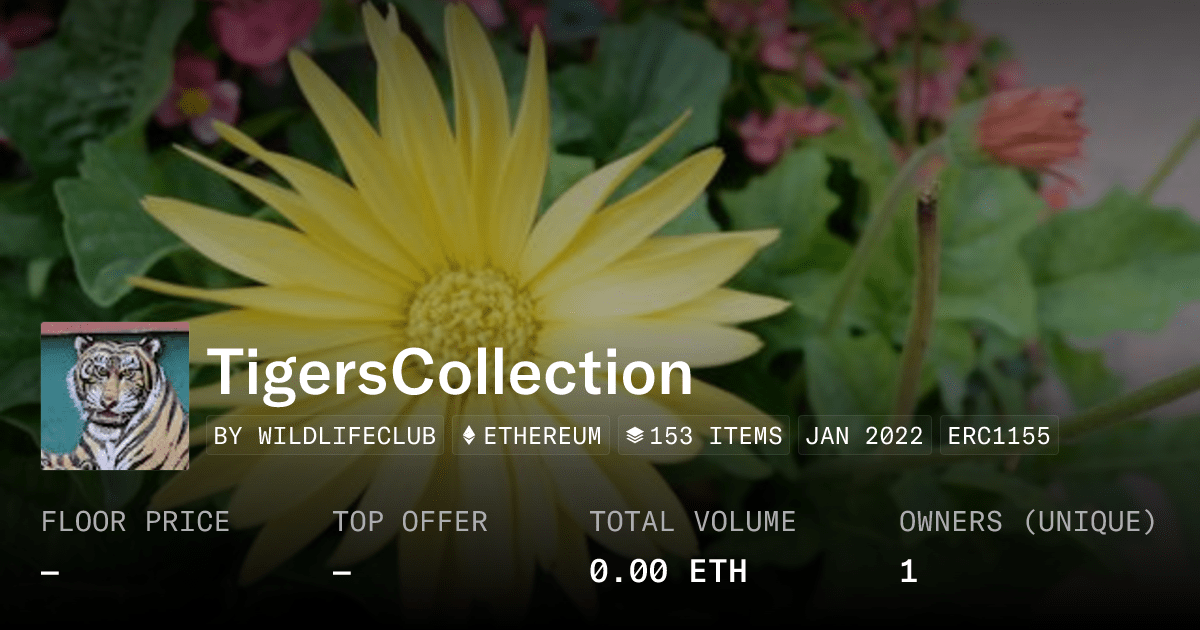 Tigerscollection Collection Opensea