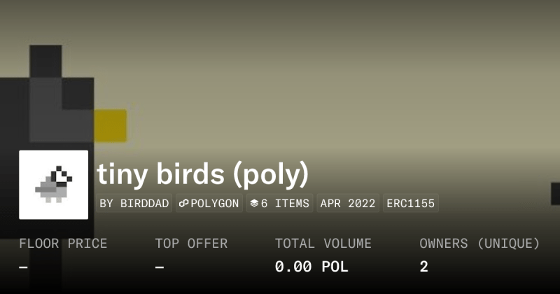 Poly Birds Collection Opensea - Minimal Texture Collection - 4K Quality