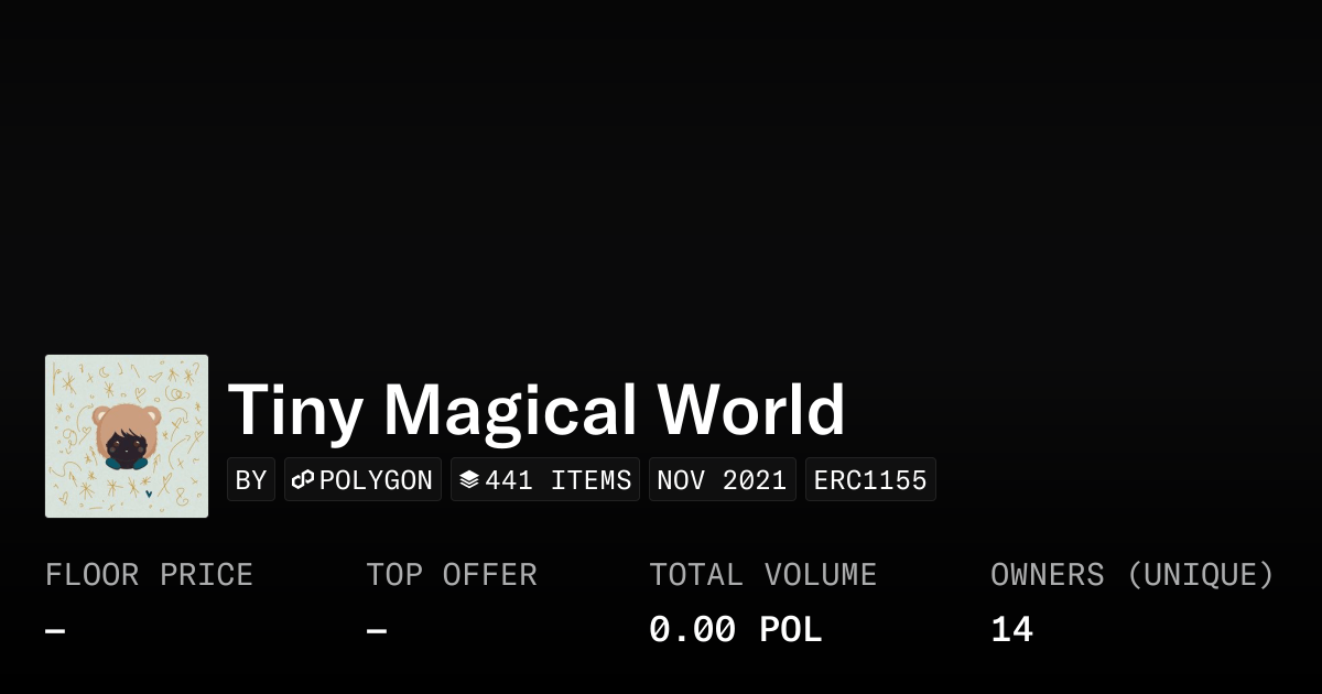 Tiny Magical World Collection Opensea