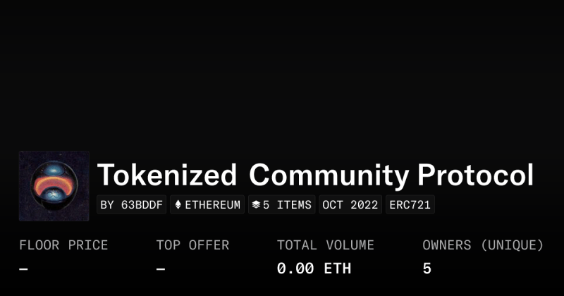 Tokenized Communities V2 Collection Opensea - Best Sunset Patterns in HD
