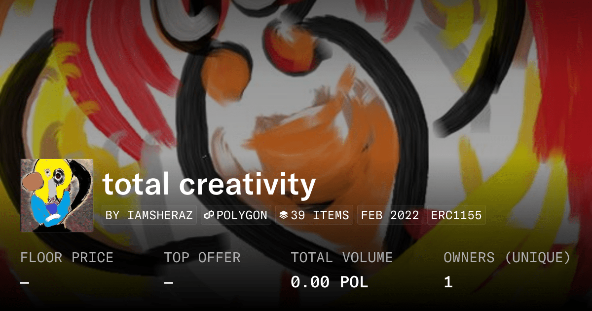 Total Creativity Collection Opensea