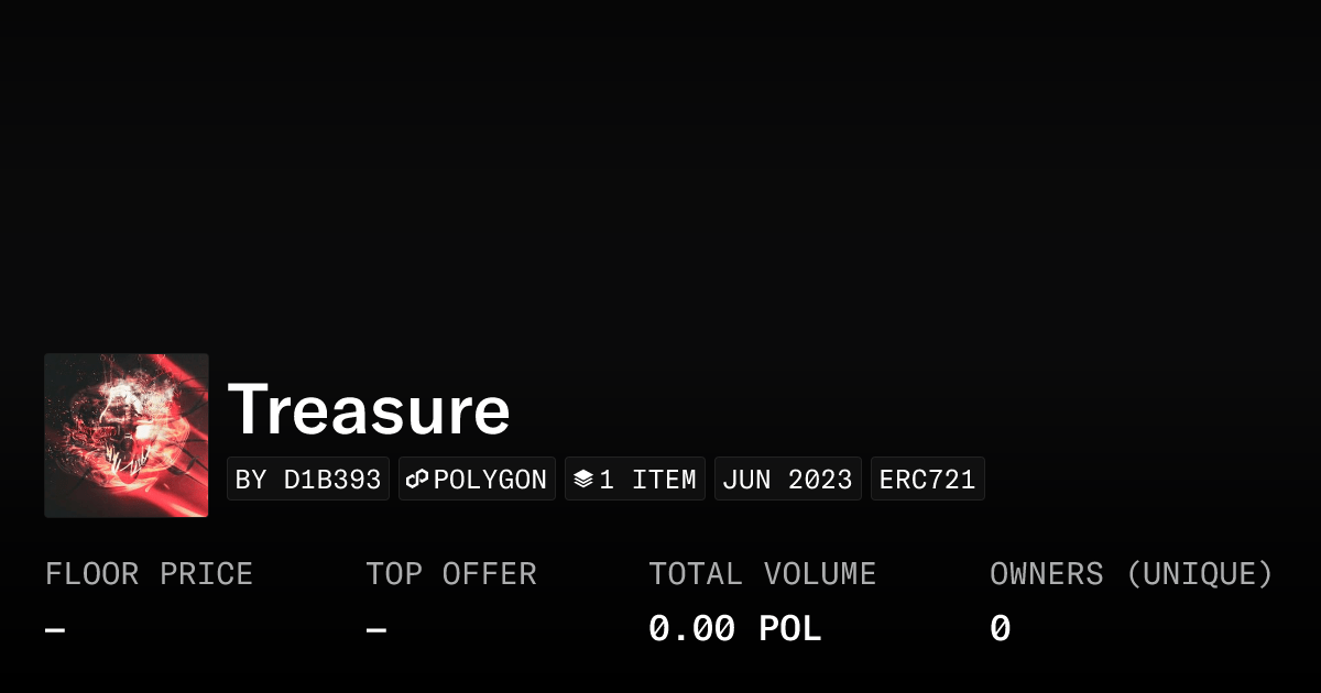 Treasure - Collection | OpenSea